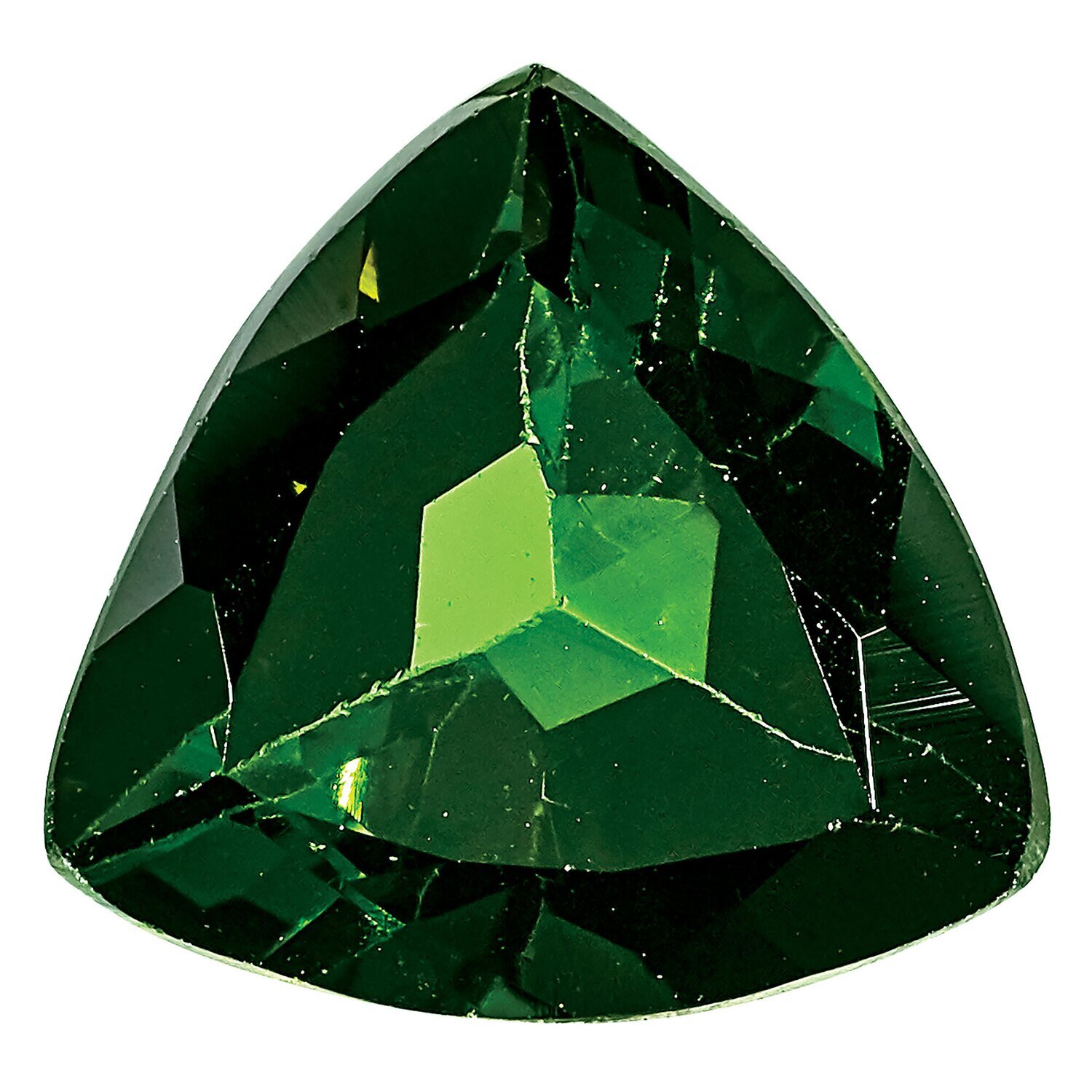 Green Tourmaline 6mm Trillion AA Quality Gemstone GT-0600-TRF-AA, MPN: GT-0600-TRF-AA,