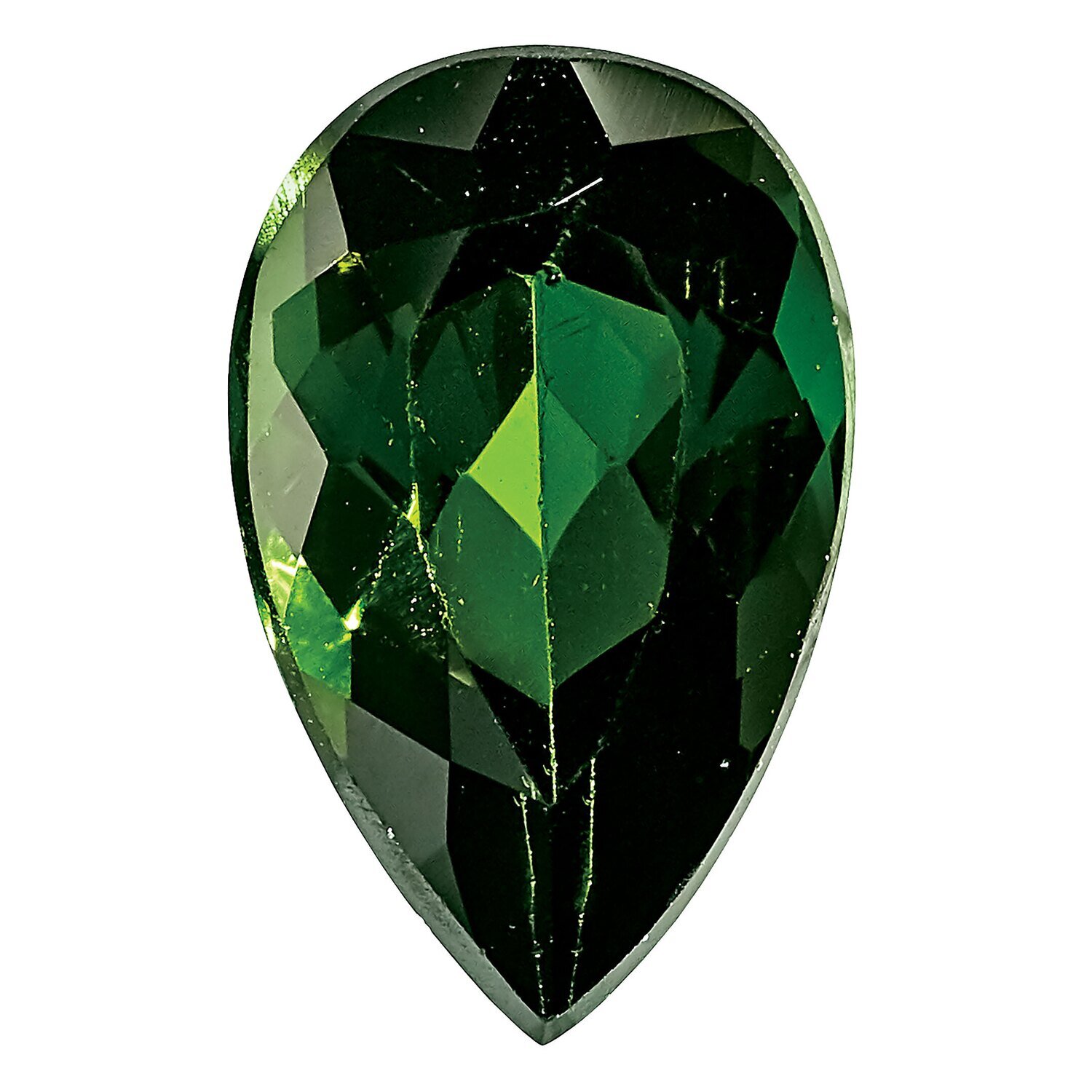 Green Tourmaline 6X4mm Pear AA Quality Gemstone GT-0604-PSF-AA, MPN: GT-0604-PSF-AA,