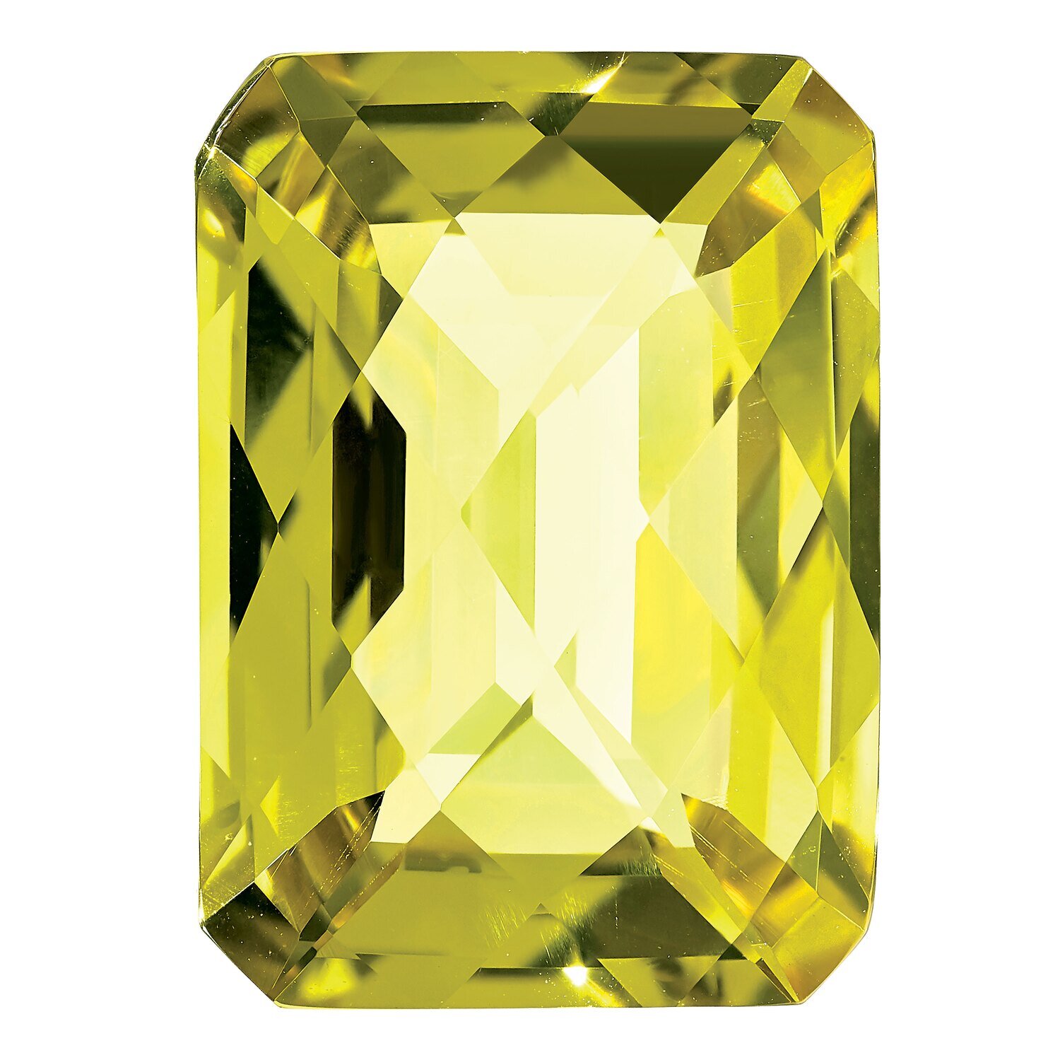 Lemon Quartz 8X6mm Oct Checkerboard AA Quality Gemstone LQ-0806-OCX-AA, MPN: LQ-0806-OCX-AA,