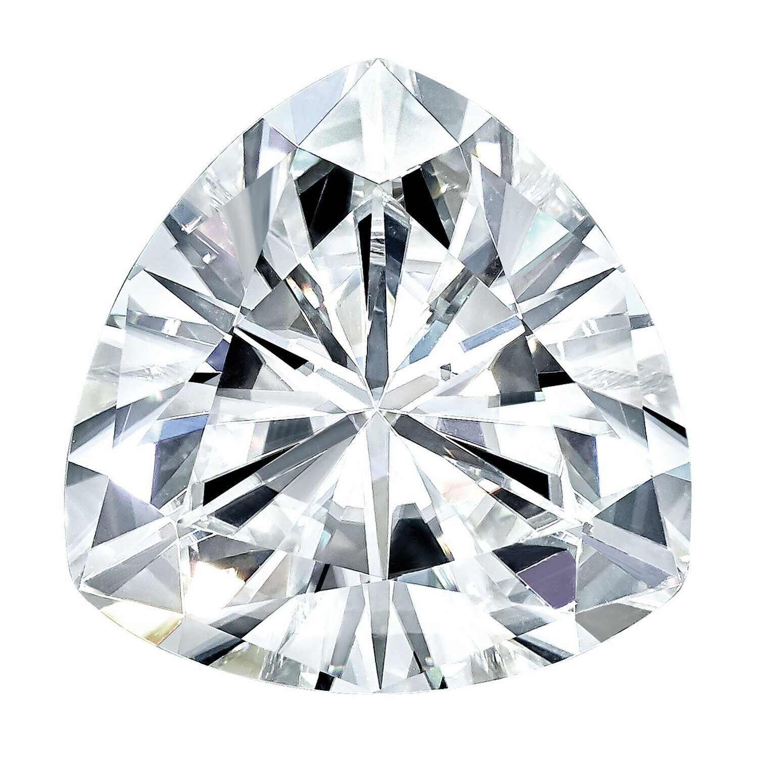 Moissanite Pure Light E F Color 5.5mm Trillion Gemstone MT-0550-TRF-QP, MPN: MT-0550-TRF-QP,