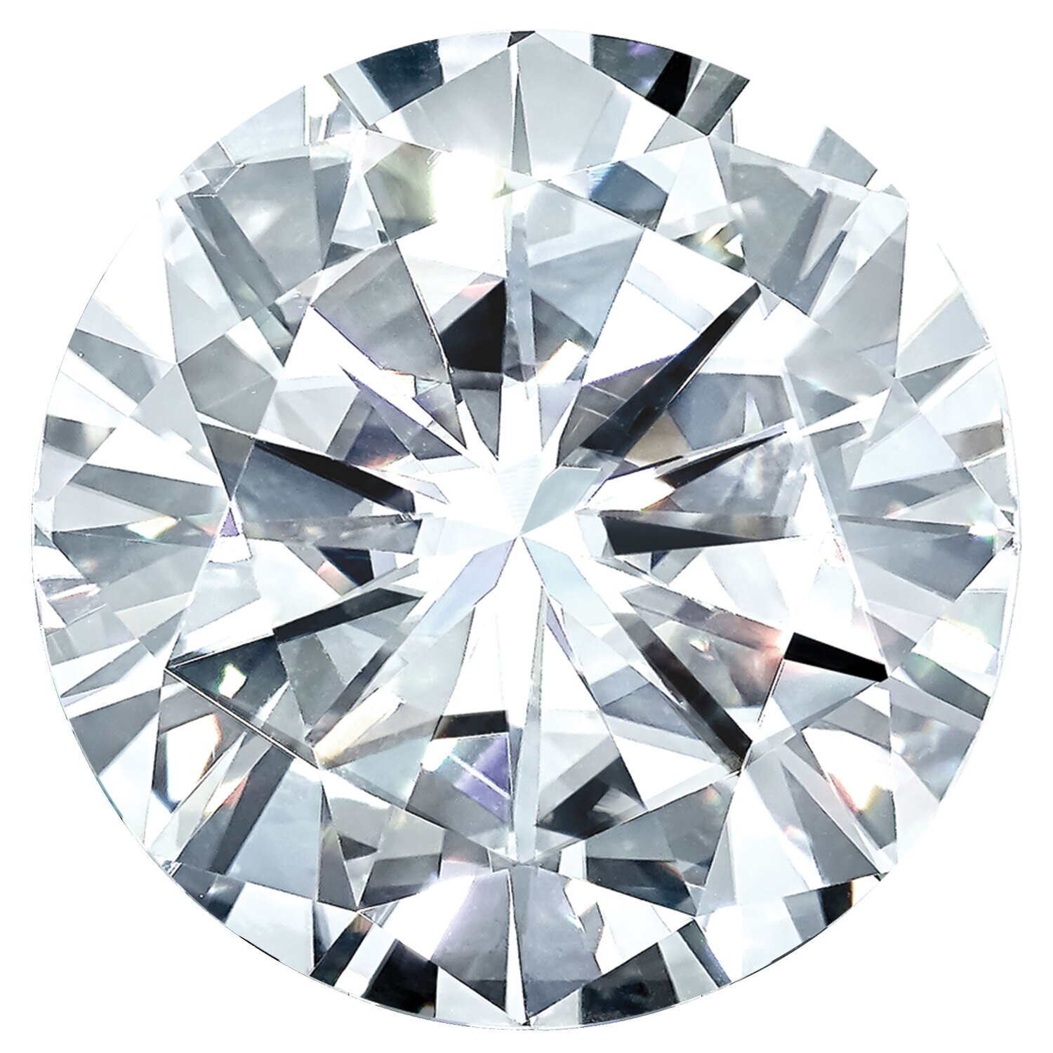 Moissanite Pure Light E F Color 10mm Round Diamond Cut MT-1000-RDD-QP