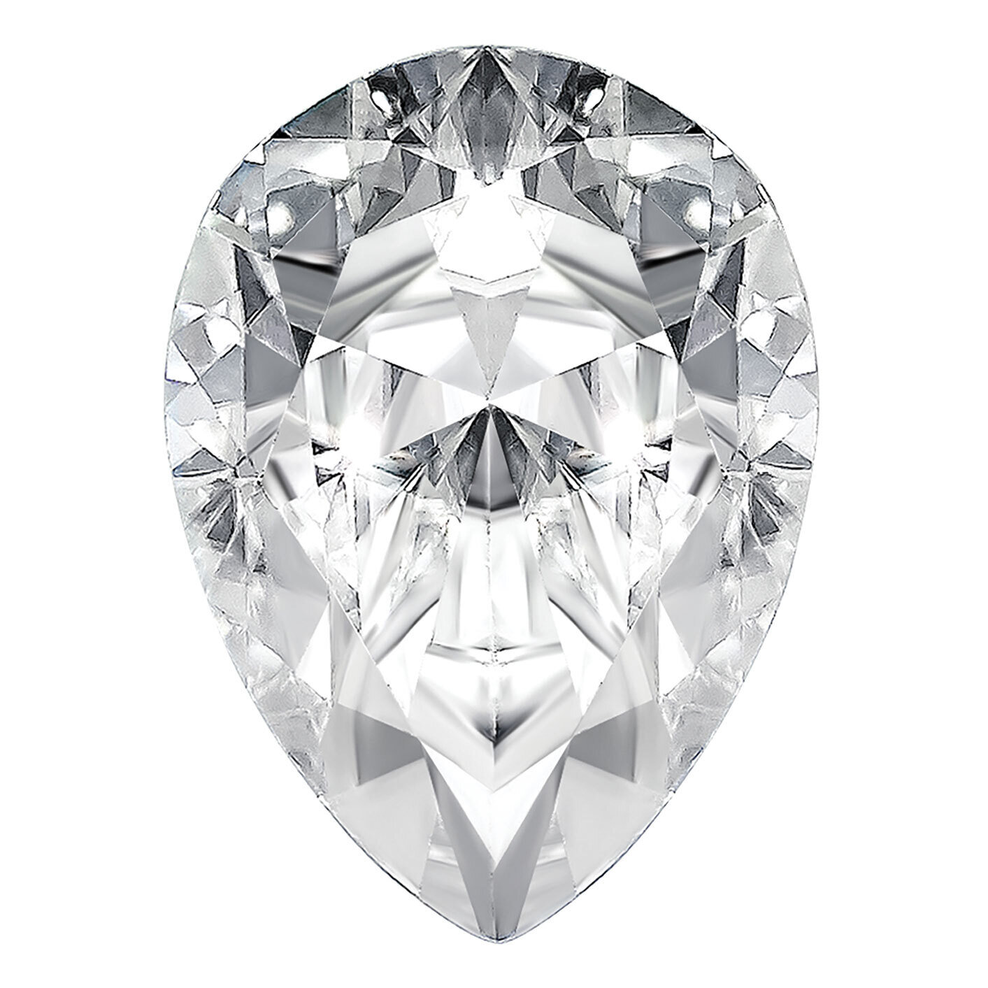 Moissanite True Light H Color 9X6mm Pear Gemstone MT-0906-PSF-QR, MPN: MT-0906-PSF-QR,