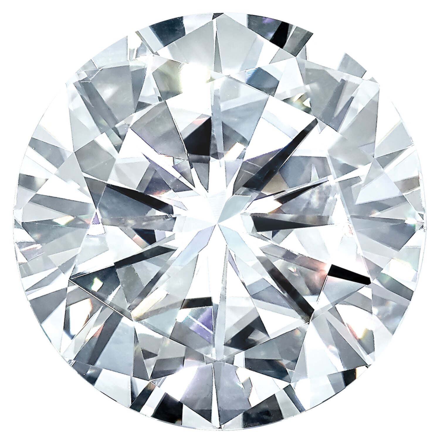 Moissanite Pure Light E F Color 15mm Round Diamond Cut MT-1500-RDD-QP