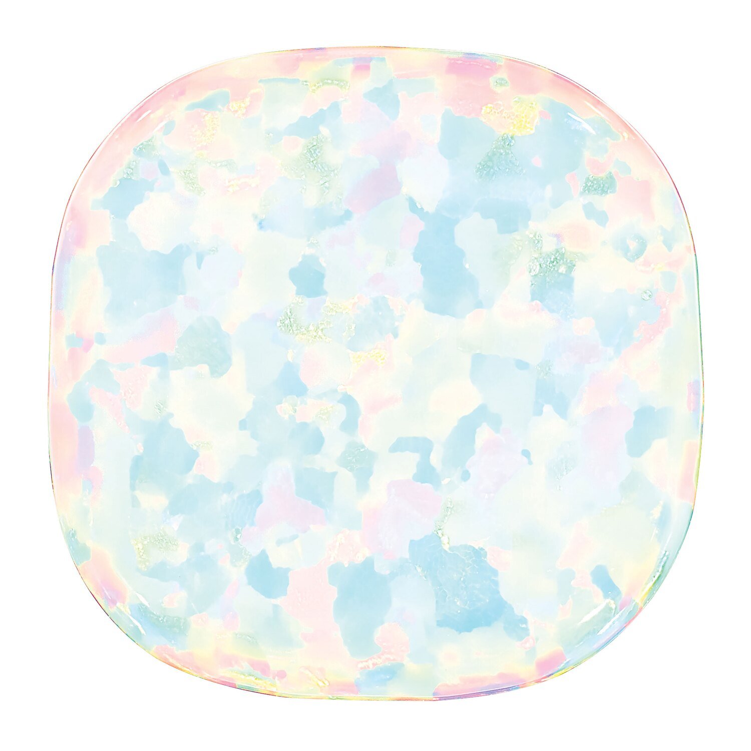 Imitation Opal White 5mm Cushion Cabochon Gemstone OI-0500-CUC-WH, MPN: OI-0500-CUC-WH,
