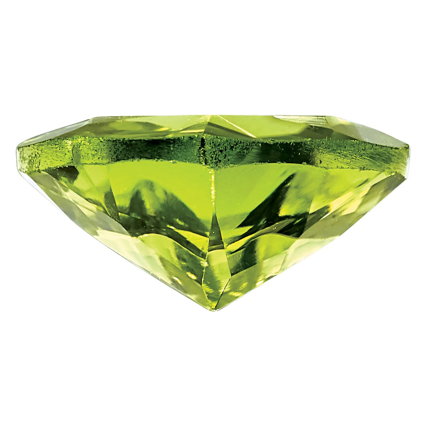 Peridot 4mm Heart Faceted AA Quality Gemstone PE-0400-HTF-AA, MPN: PE-0400-HTF-AA,