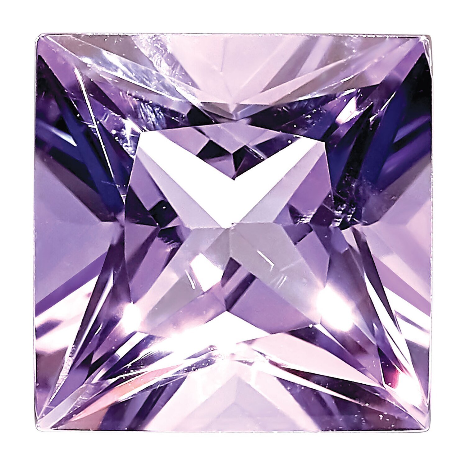 Rose De France 7mm Princess AA Quality Gemstone PQ-0700-SQP-AA, MPN: PQ-0700-SQP-AA,
