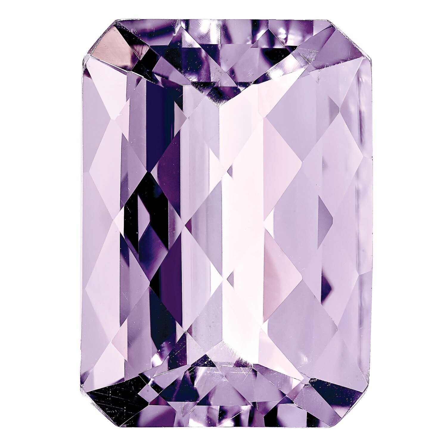 Rose De France 10X8mm Octagon Checkerboard AA Quality Gemstone PQ-1008-OCX-AA, MPN: PQ-1008-OCX-AA,