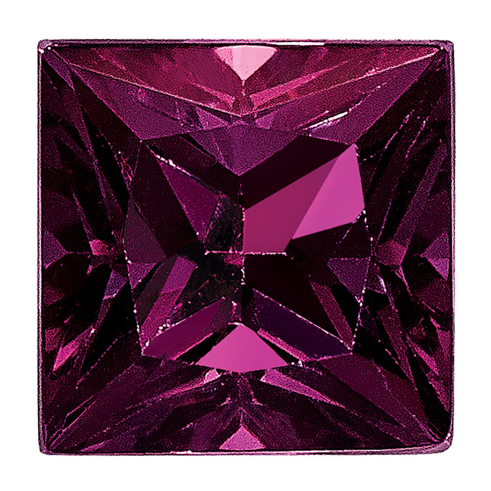 Rhodolite Garnet 2.5mm Princess AA Quality Gemstone RG-0250-SQP-AA, MPN: RG-0250-SQP-AA,