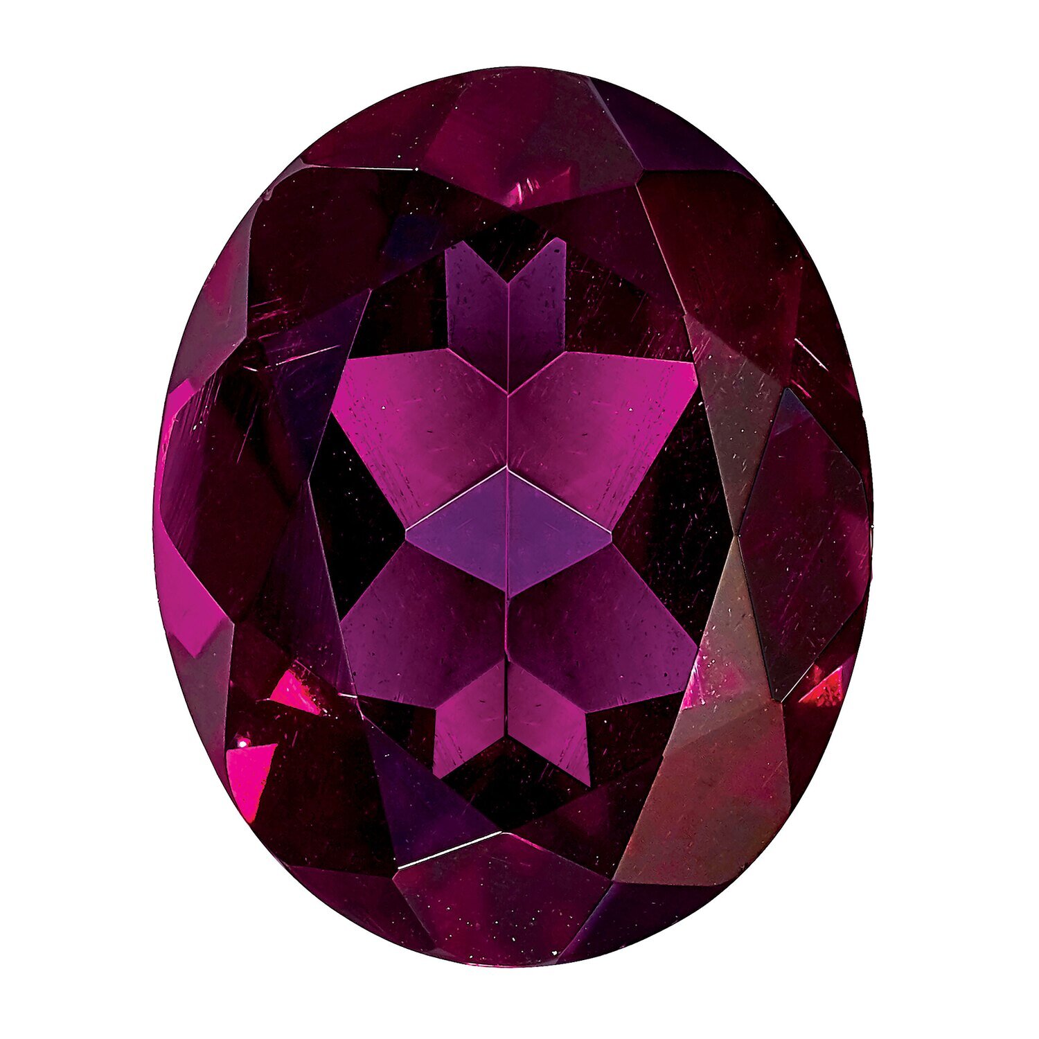 Rhodolite Garnet 9X7mm Oval AA Quality Gemstone RG-0907-OVF-AA, MPN: RG-0907-OVF-AA,