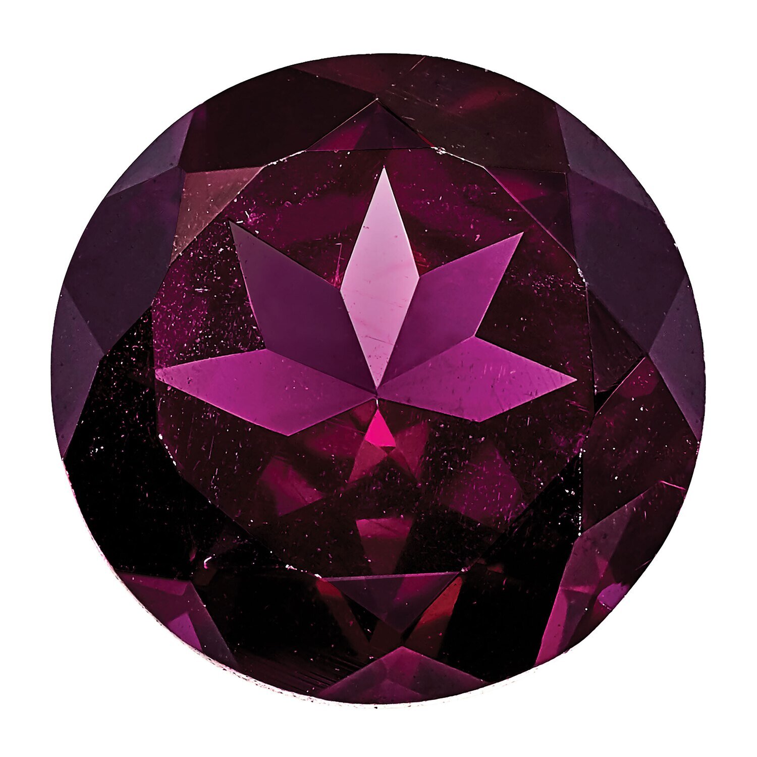 Rhodolite Garnet 8mm Round AA Quality Gemstone RG-0800-RDF-AA, MPN: RG-0800-RDF-AA,