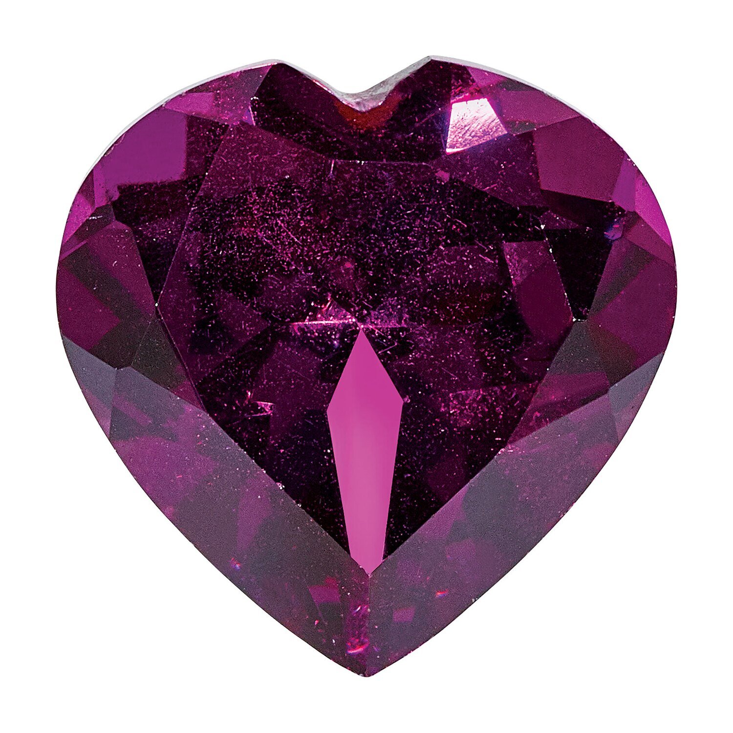 Rhodolite Garnet 3mm Heart Faceted AA Quality Gemstone RG-0300-HTF-AA, MPN: RG-0300-HTF-AA,