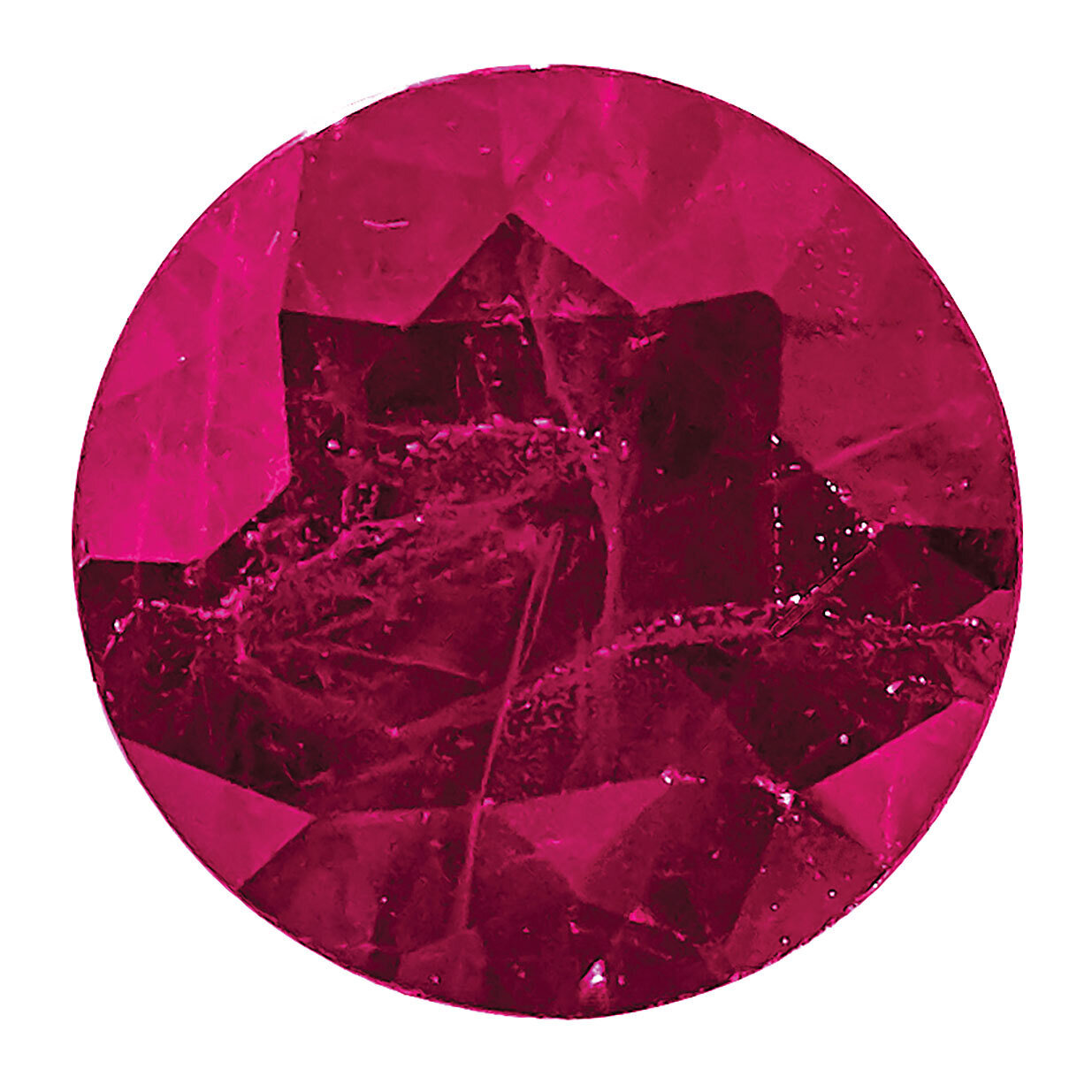 Ruby 1.0mm Rd Diamond Cut A Qual RU-0100-RDD-A, MPN: RU-0100-RDD-A,