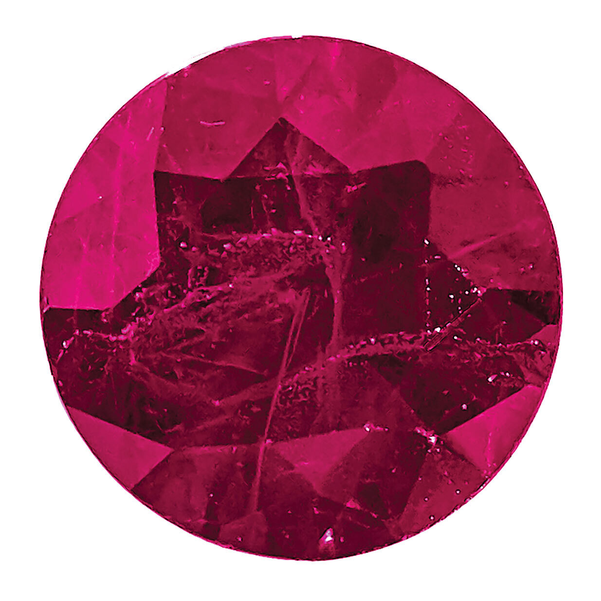 Ruby 2.25mm Round Diamond Cut A Quality RU-0225-RDD-A