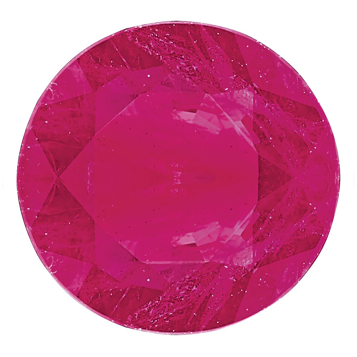 Ruby 5mm Round C Quality Gemstone RU-0500-RDF-C, MPN: RU-0500-RDF-C,