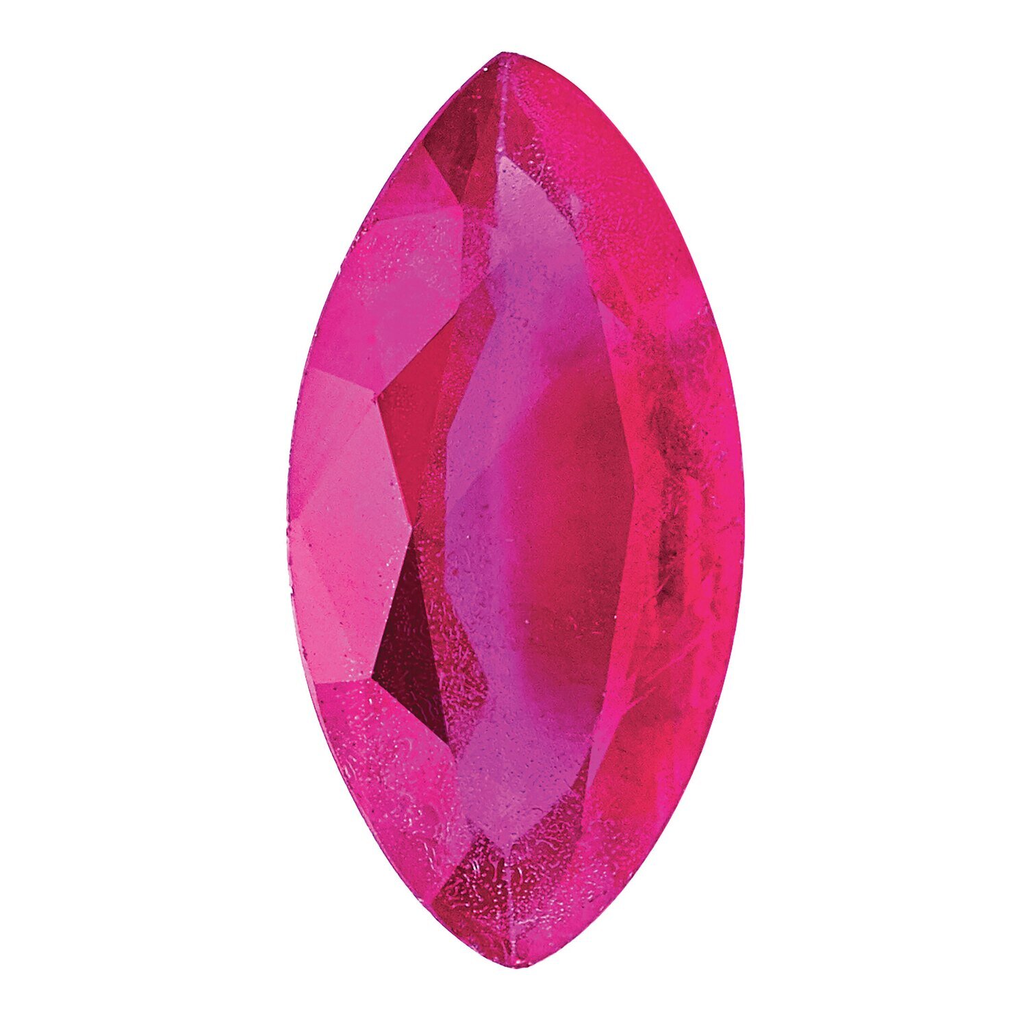 Ruby 6X3mm Marquise C Quality Gemstone RU-0603-MQF-C, MPN: RU-0603-MQF-C,