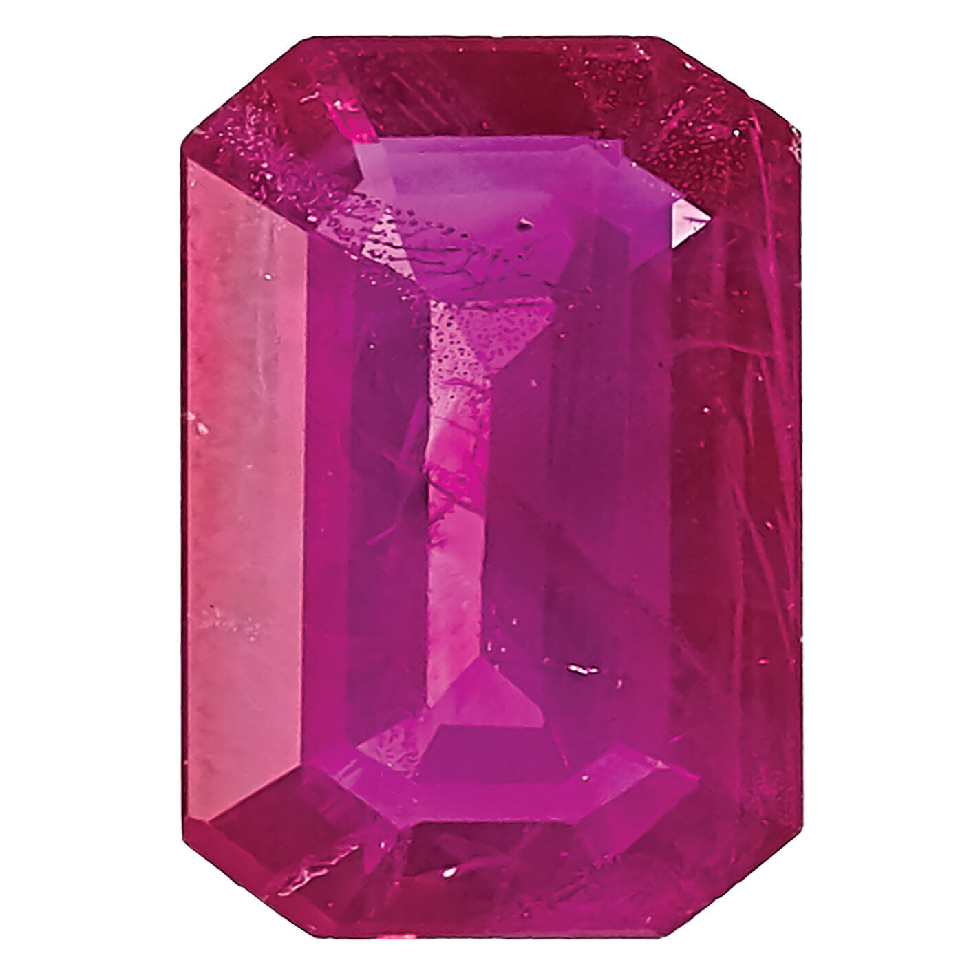 Ruby 6X4mm Emerald Cut A Quality Gemstone RU-0604-OCE-A, MPN: RU-0604-OCE-A,