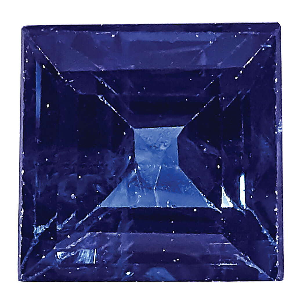 Sapphire Blue 3mm Square Step Cut AA Quality Gemstone SA-0300-SQS-BL-AA