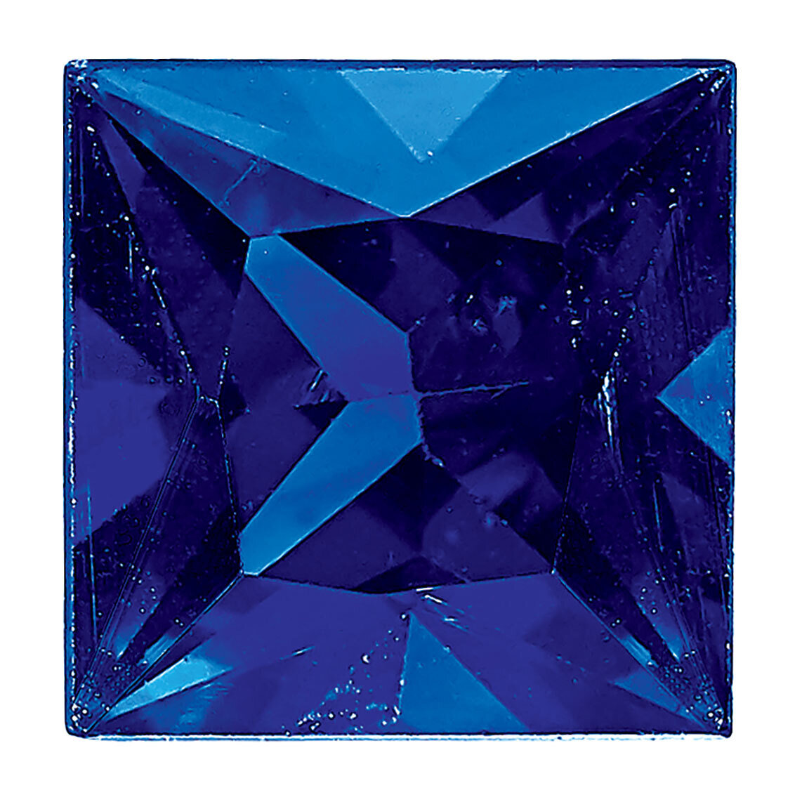 Sapphire Blue 4mm Princess AA Quality Gemstone SA-0400-SQP-BL-AA, MPN: SA-0400-SQP-BL-AA,