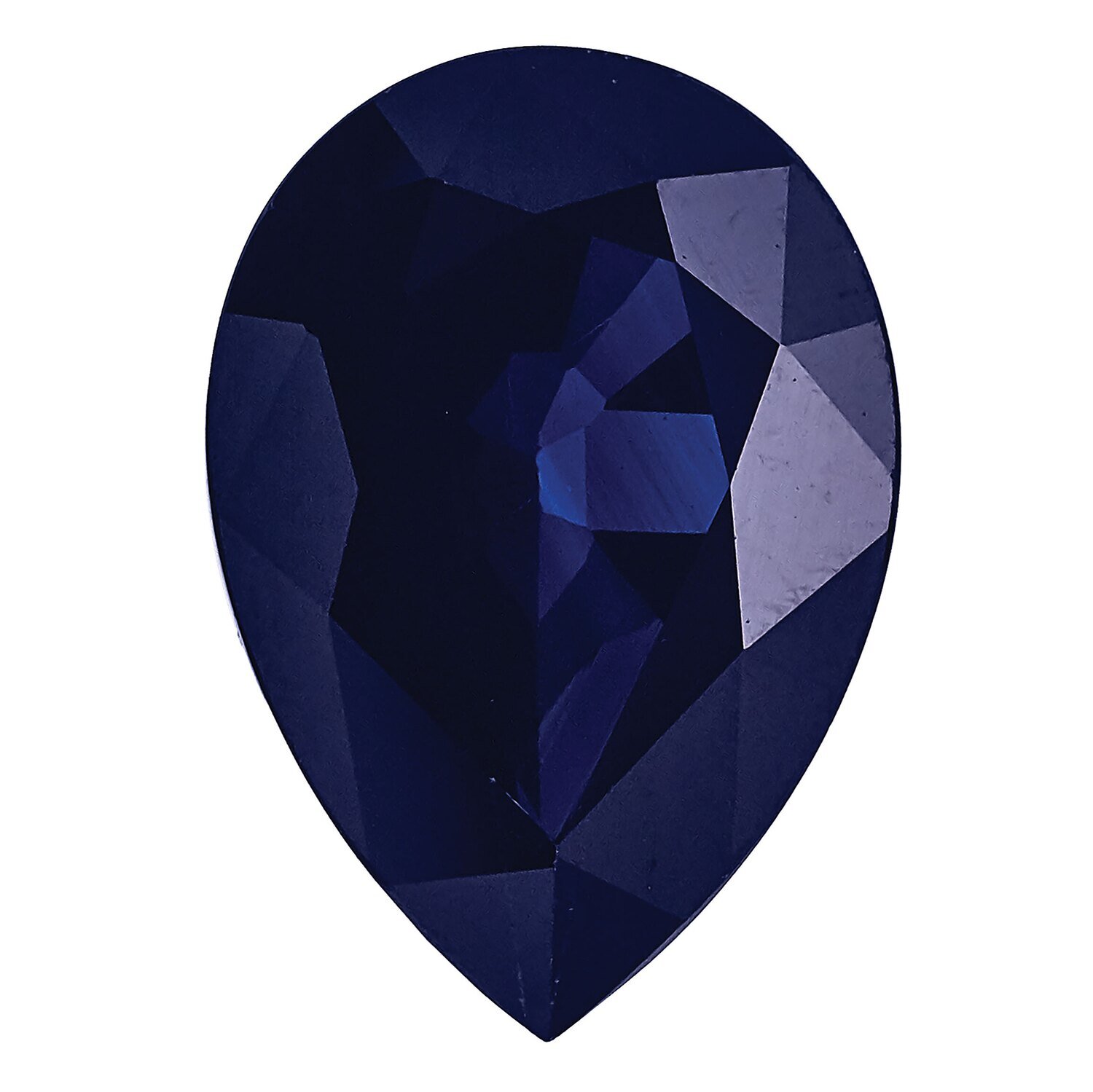 Sapphire Blue 7X5mm Pear C Quality Gemstone SA-0705-PSF-BL-C, MPN: SA-0705-PSF-BL-C,