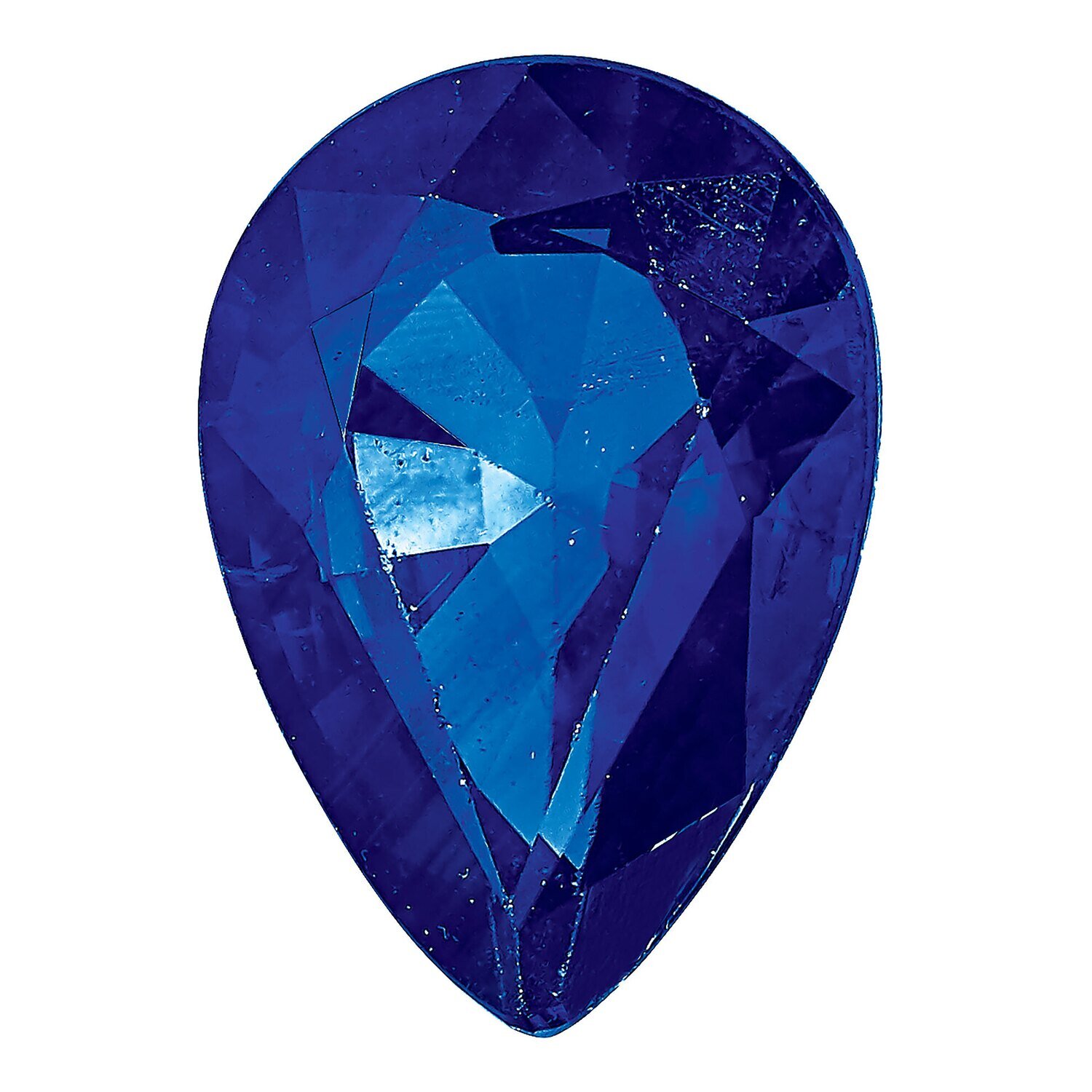 Sapphire Blue 7X5mm Pear AA Quality Gemstone SA-0705-PSF-BL-AA