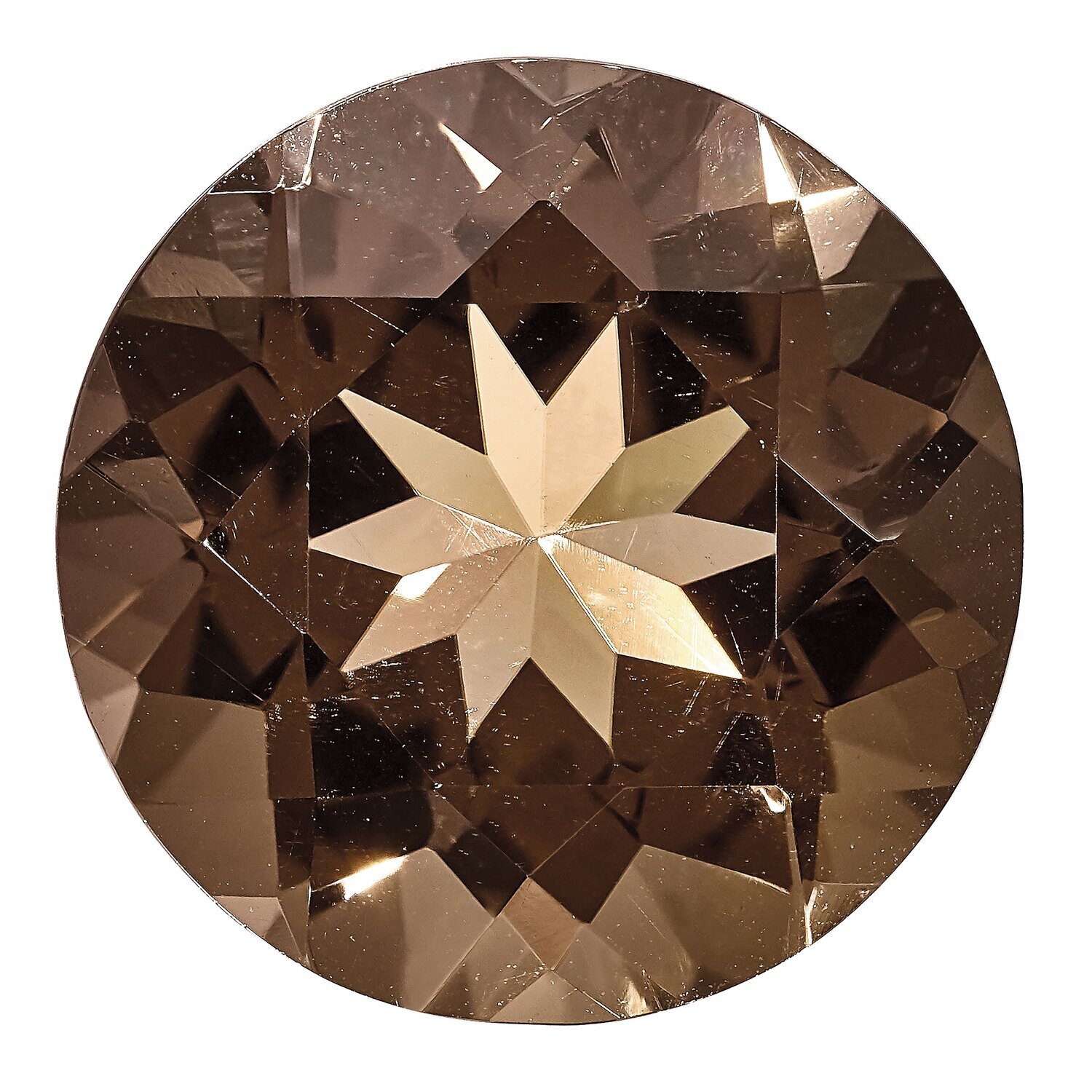 Smoky Quartz 5mm Round AA Quality Gemstone SQ-0500-RDF-AA, MPN: SQ-0500-RDF-AA,