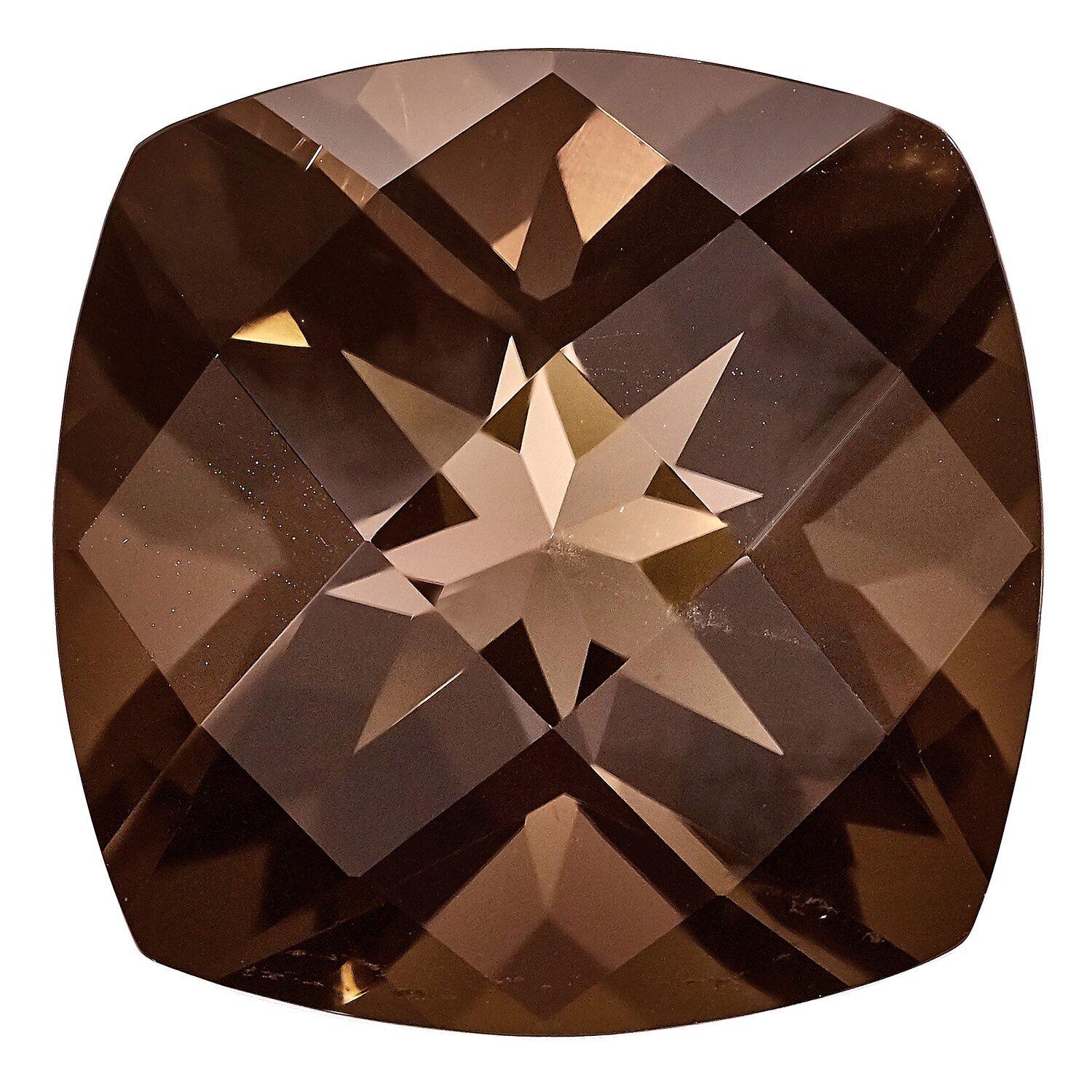 Smoky Quartz 10mm Square Cushion AA Quality Gemstone SQ-1000-CUF-AA, MPN: SQ-1000-CUF-AA,