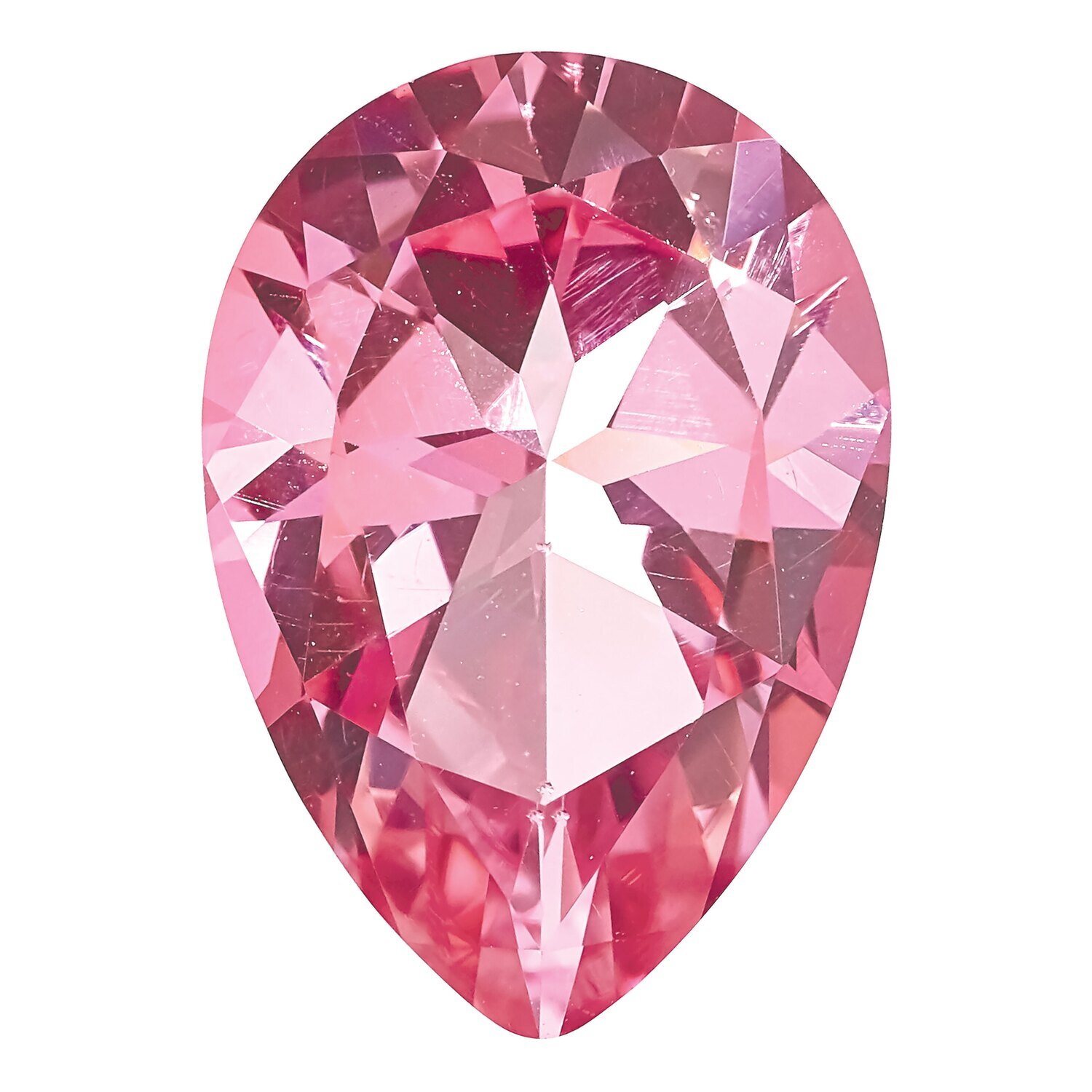 Topaz Baby Pink 7X5mm Pear Gemstone TP-0705-PSF-PB, MPN: TP-0705-PSF-PB,