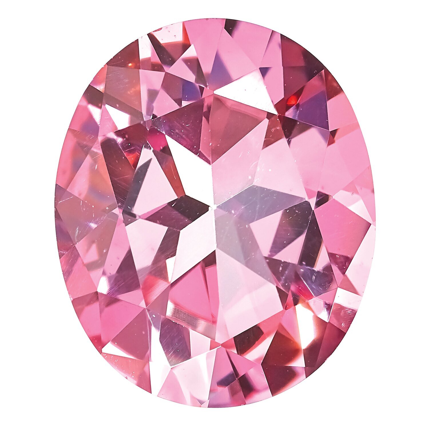 Topaz Baby Pink 8X6mm Oval Gemstone TP-0806-OVF-PB, MPN: TP-0806-OVF-PB,