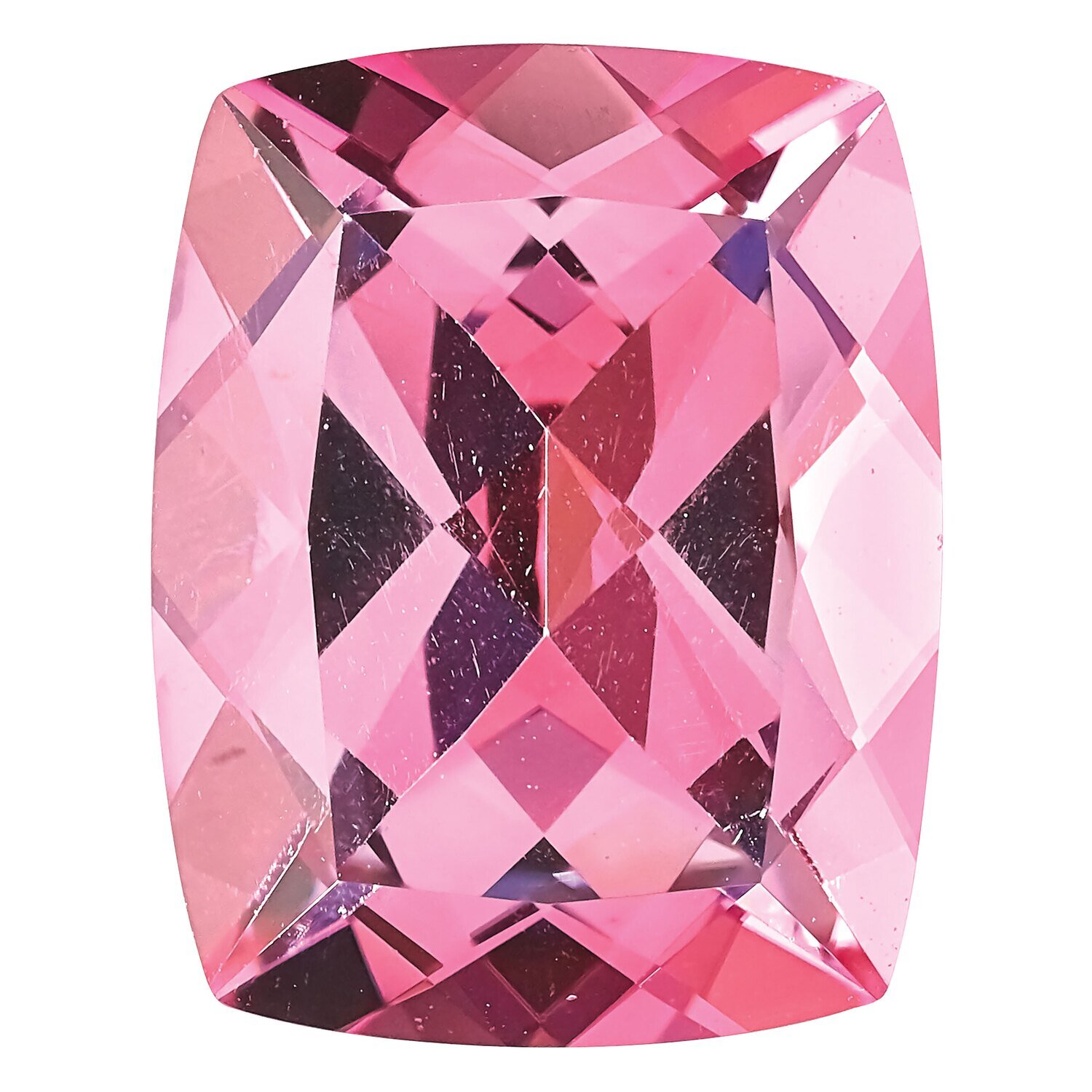 Topaz Baby Pink 10X8mm Cushion Gemstone TP-1008-CUF-PB