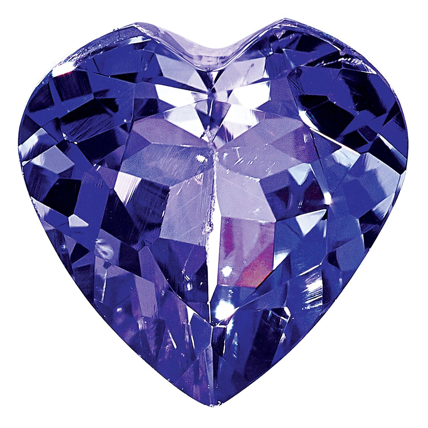 Tanzanite 4mm Heart Faceted AA Quality Gemstone TZ-0400-HTF-AA, MPN: TZ-0400-HTF-AA,