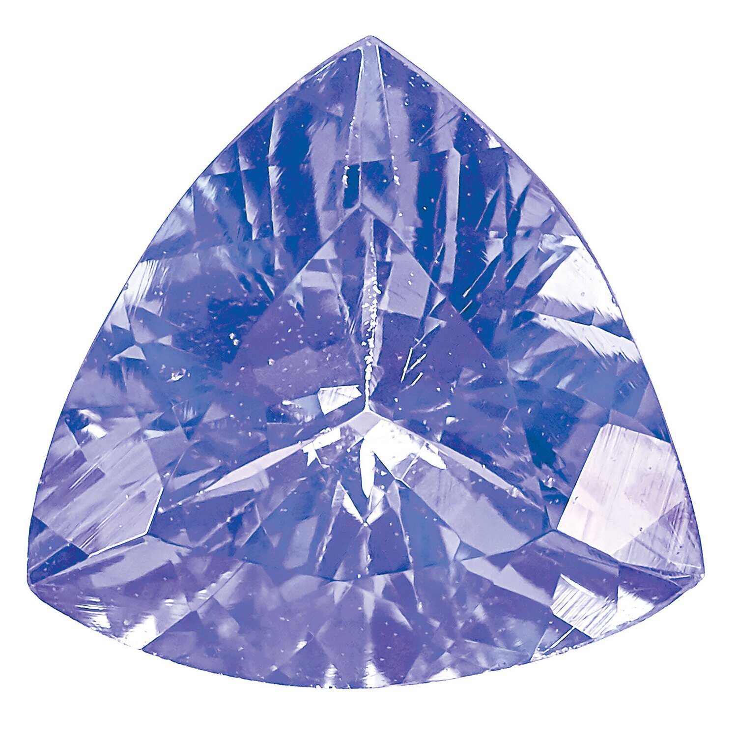 Tanzanite 3mm Trillion A Quality Gemstone TZ-0300-TRF-A, MPN: TZ-0300-TRF-A,