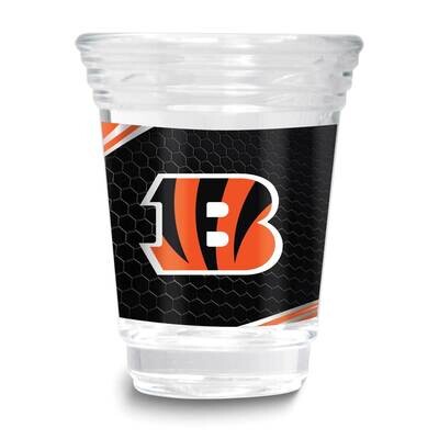 NFL Cincinnati Bengals 2oz Square Shot Glass GM26123-BEN, MPN: GM26123-BEN, 737538172779