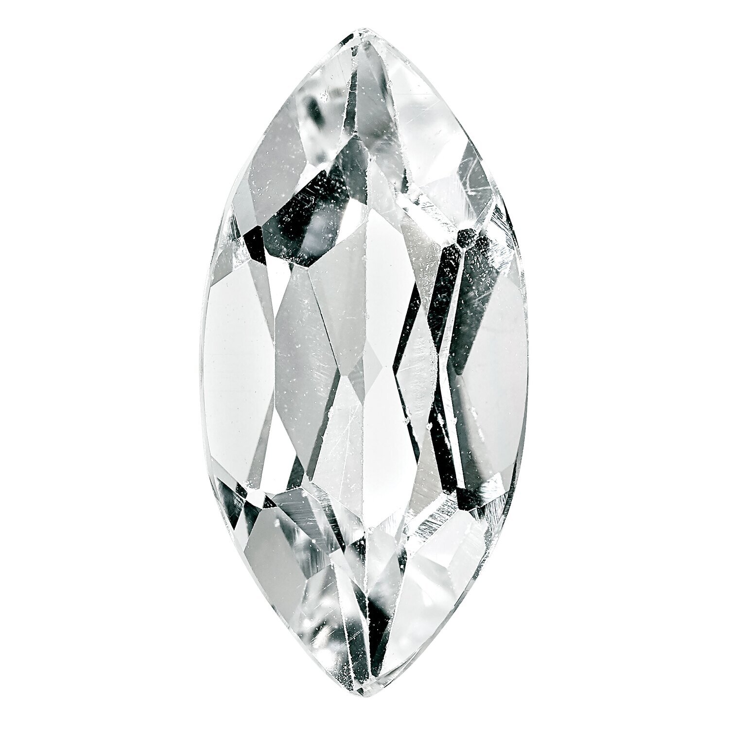 White Topaz 12X6mm Marquise AA Quality Gemstone WT-1206-MQF-AA, MPN: WT-1206-MQF-AA,