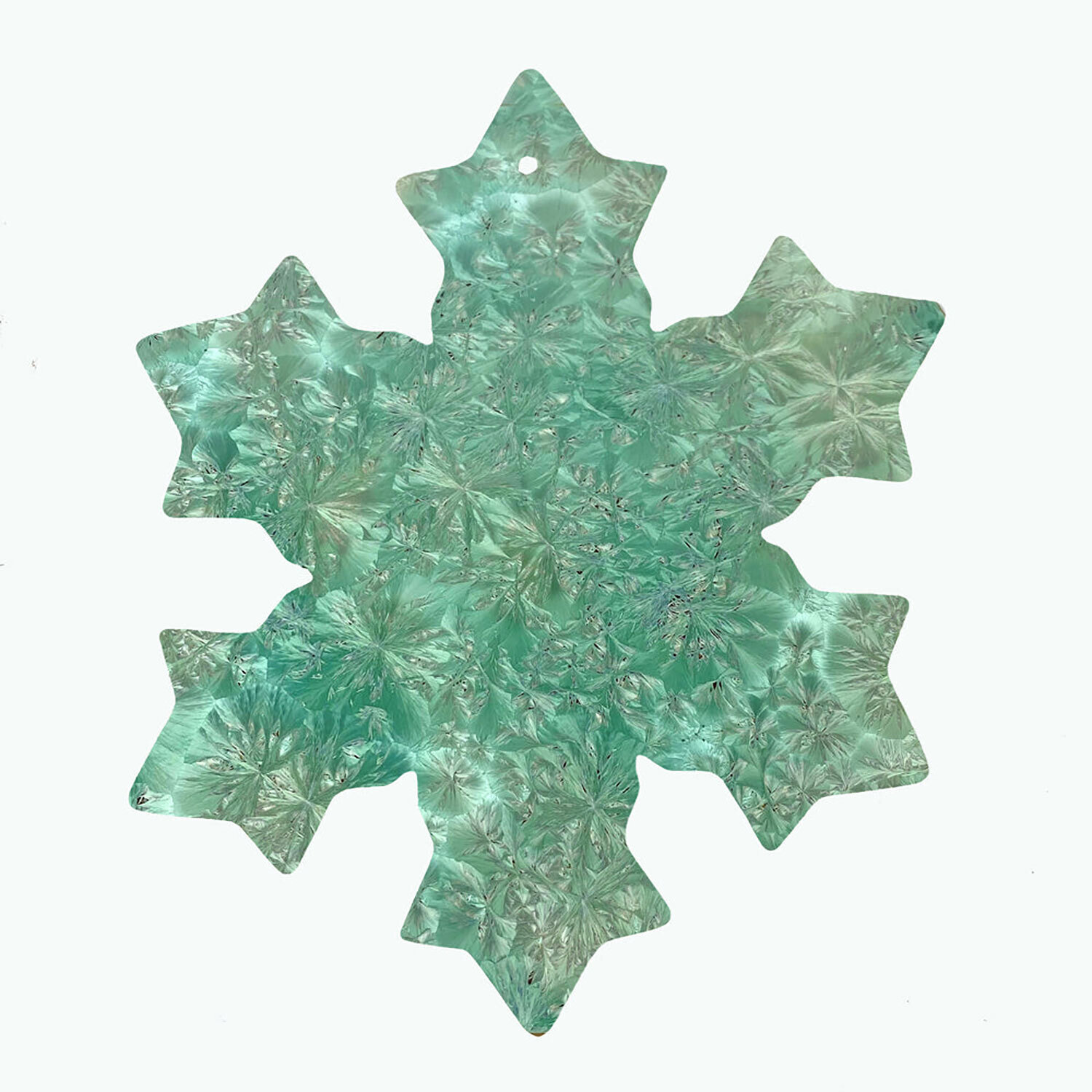 Michael Wainwright Borealis Aqua Snowflake Ornament 138BO66, MPN: 138BO66,