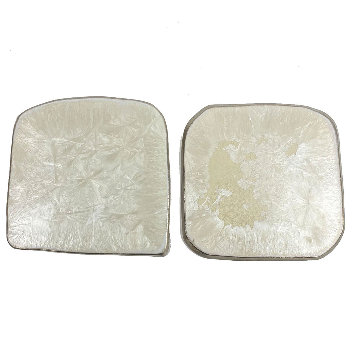 Michael Wainwright Borealis White Large Coasters Set of 2 89BO01, MPN: 89BO01,