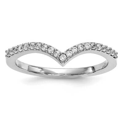 Diamond V Ring 14k White Gold Y13740WVS, MPN: Y13740WVS,