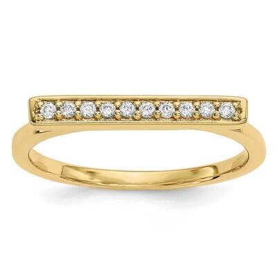 Diamond Bar Ring 14k Gold Y13742VS, MPN: Y13742VS,