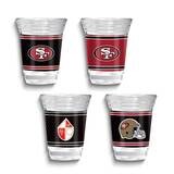 NFL San Francisco 49ers 4-piece Shot Glass Set GM26125-FOR, MPN: GM26125-FOR, 737538033254