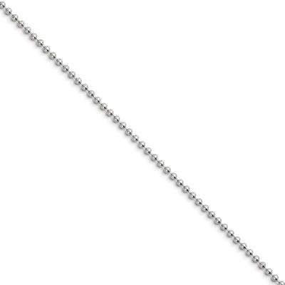 2.0mm 16 Inch Ball Chain - Stainless Steel SRN222 by Chisel, MPN: SRN222, 883957749341