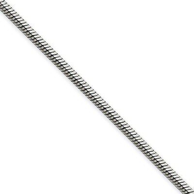 2.0mm 18 Inch Snake Chain - Stainless Steel SRN217 by Chisel, MPN: SRN217, 883957749198