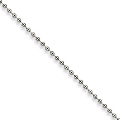 3.0mm 18 Inch Ball Chain - Stainless Steel SRN223 by Chisel, MPN: SRN223, 883957749365