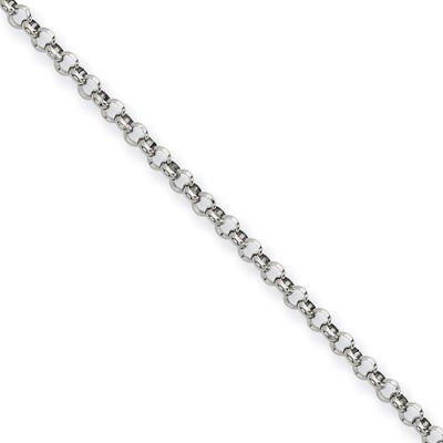 3.90mm 18 Inch Rolo Chain - Stainless Steel SRN653 by Chisel, MPN: SRN653, 886774042183
