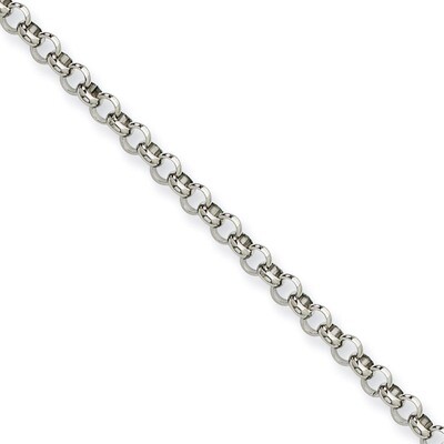 4.60mm 18 Inch Rolo Chain - Stainless Steel SRN654 by Chisel, MPN: SRN654, 886774042213