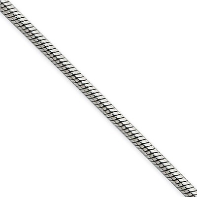 2.4mm 20 Inch Snake Chain - Stainless Steel SRN669 by Chisel, MPN: SRN669, 886774042701