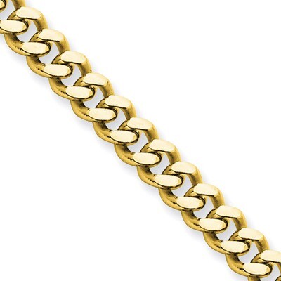 4mm IP Gold-plated Curb 18 Chain - Stainless Steel SRN226GP by Chisel, MPN: SRN226GP, 883957585116