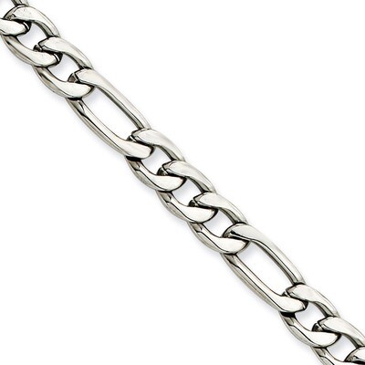 6.30mm 20 Inch Figaro Chain - Stainless Steel SRN680 by Chisel, MPN: SRN680, 886774043111