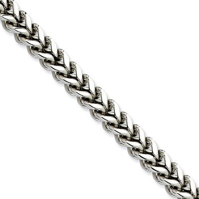 6.75mm 22 Inch Franco Chain - Stainless Steel SRN684 by Chisel, MPN: SRN684, 886774043241