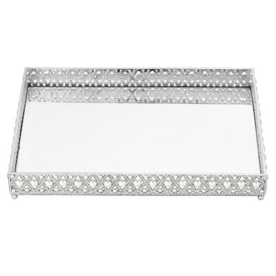 Olivia Riegel Large Pegeen Beveled Mirror Tray VT0021, MPN: VT0021,