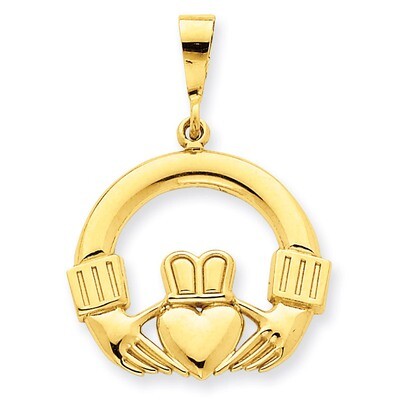 Claddagh Pendant 14k Gold D663, MPN: D663, 883957865379