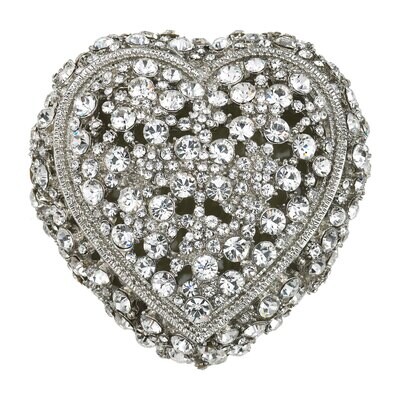 Olivia Riegel Silver Princess Heart Box CB0623, MPN: CB0623, 817655011660